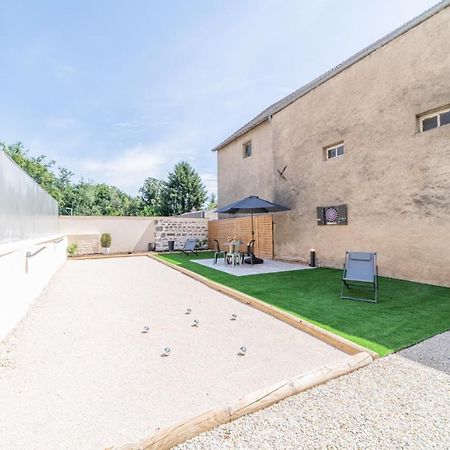 Cote Cour, 3 Chambres, Terrasses, Jardin Prive Avec Terrain De Petanque, Cave Voutee Corgoloin Bagian luar foto