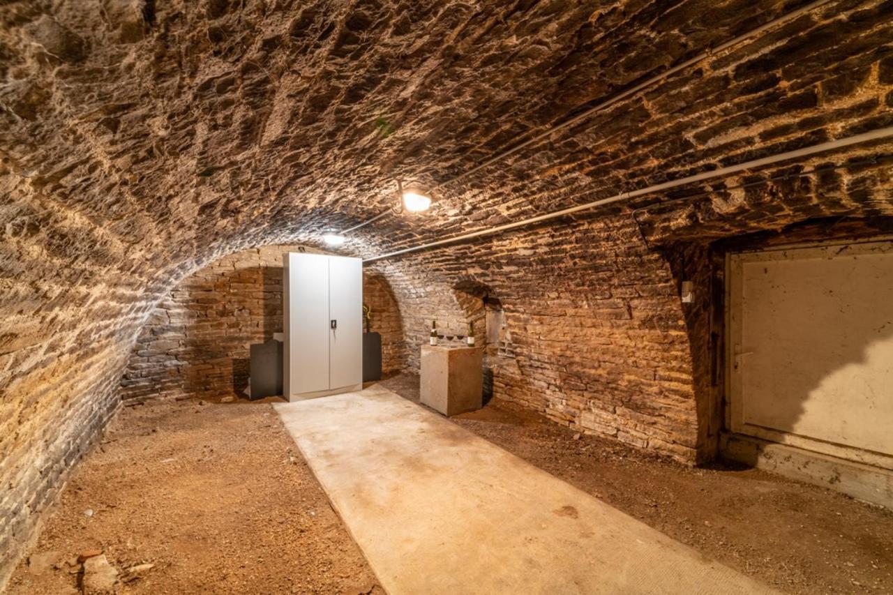 Cote Cour, 3 Chambres, Terrasses, Jardin Prive Avec Terrain De Petanque, Cave Voutee Corgoloin Bagian luar foto